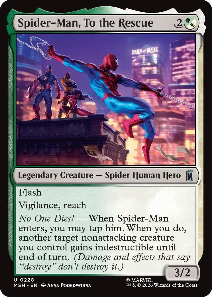 Spider-Man, To the Rescue (228) (MSH)