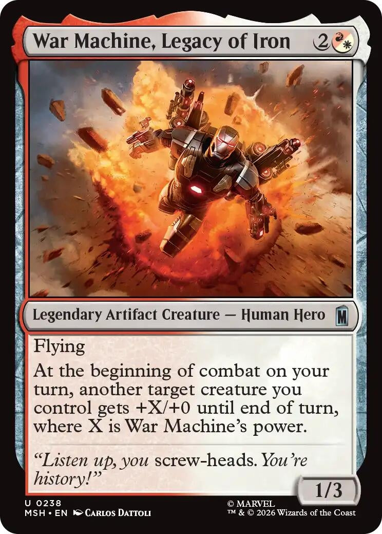War Machine, Legacy of Iron (238) (MSH)
