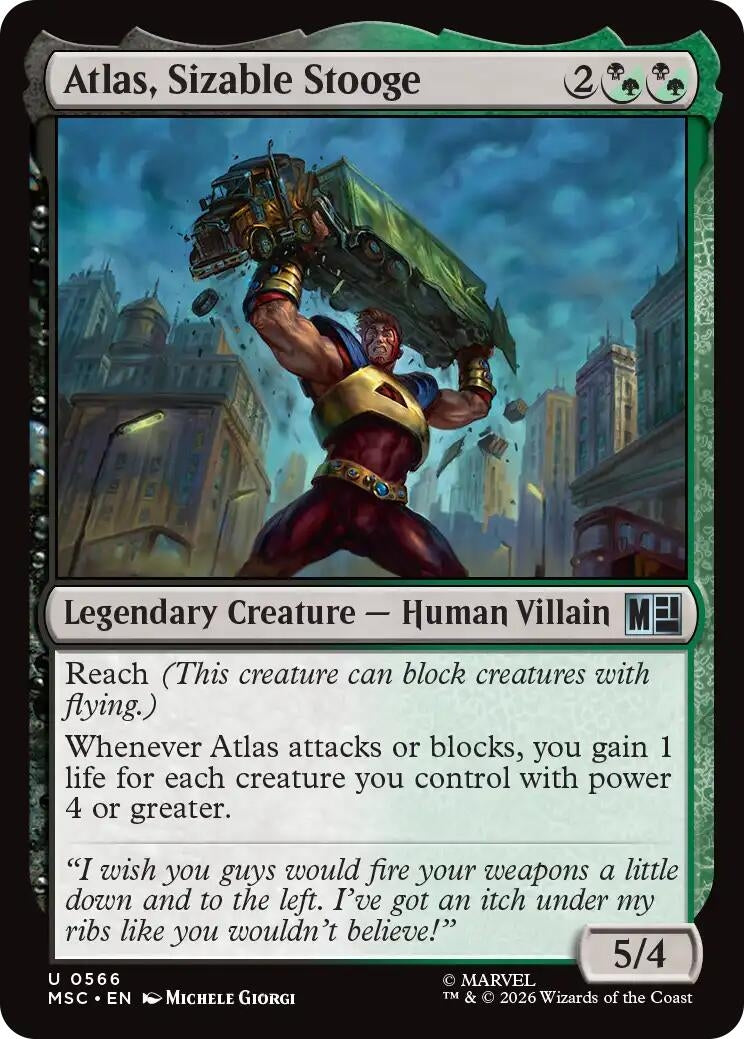 Atlas, Sizable Stooge (566) (MSC)