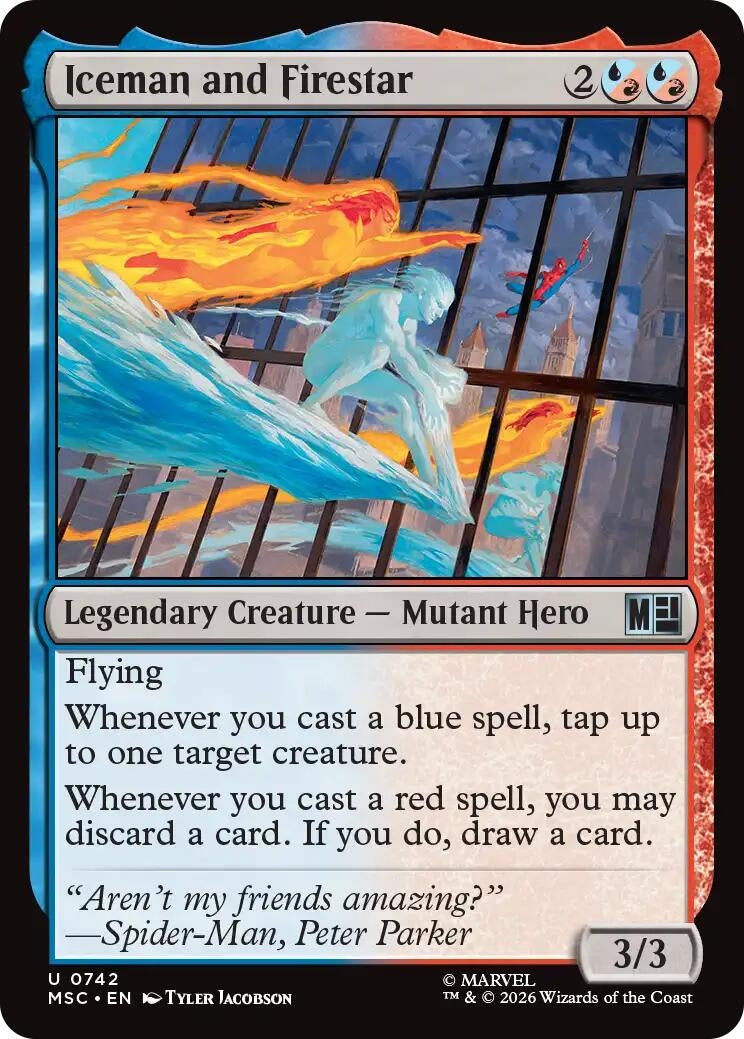 Iceman and Firestar (742) (MSC)