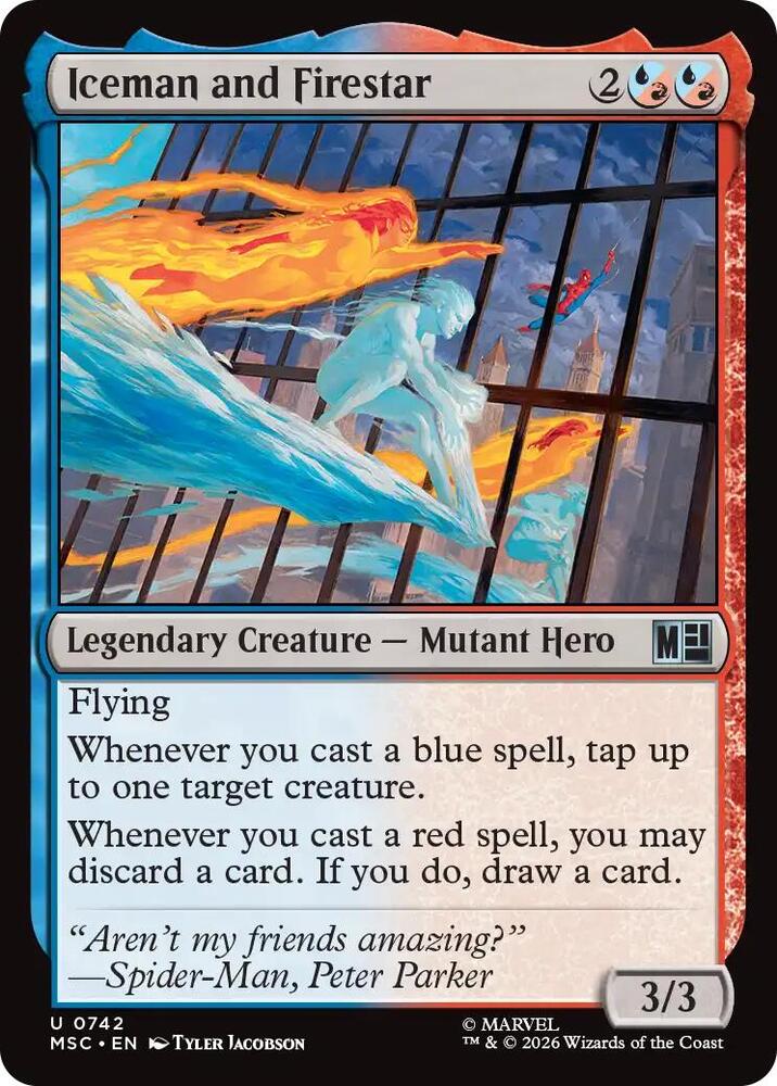 Iceman and Firestar (742) (MSC)