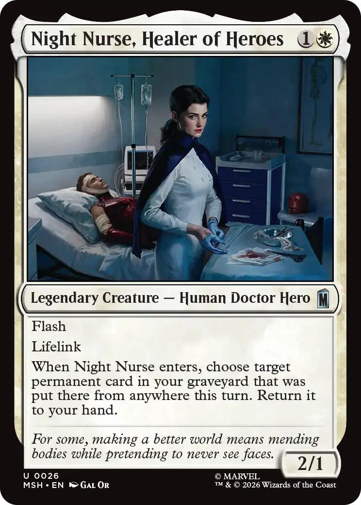 Night Nurse, Healer of Heroes (26) (MSH)