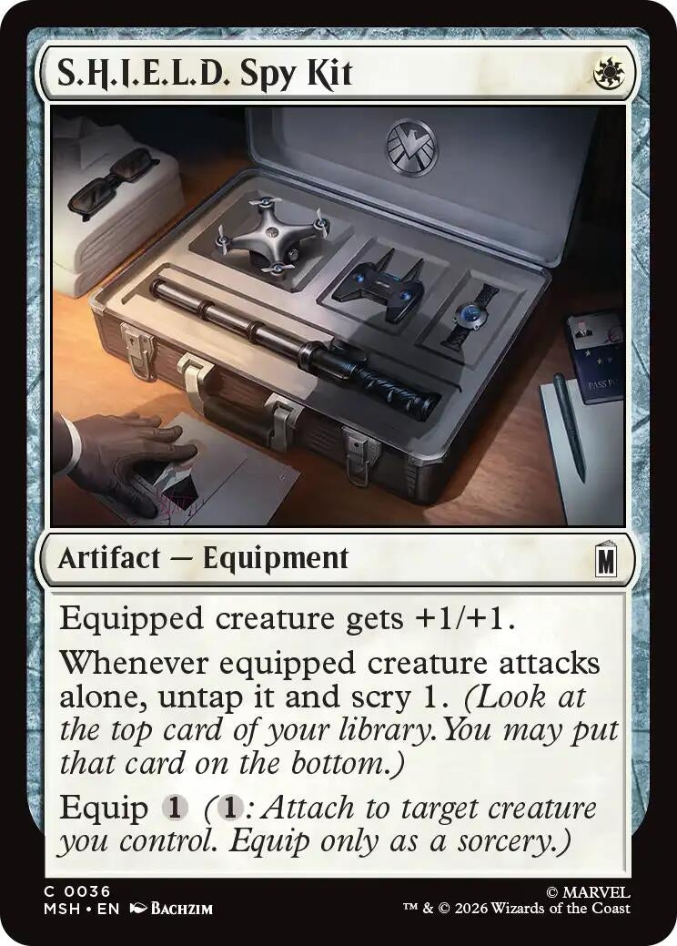 S.H.I.E.L.D. Spy Kit (36) (MSH)