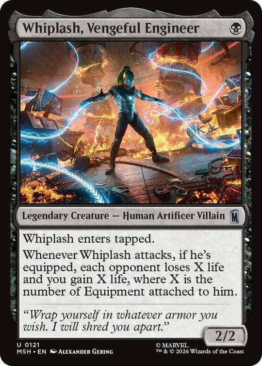 Whiplash, Vengeful Engineer (121) (MSH)