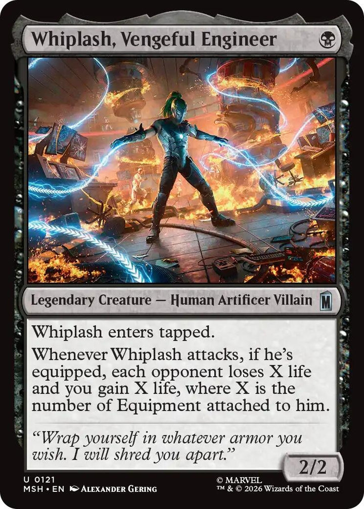 Whiplash, Vengeful Engineer (121) (MSH)