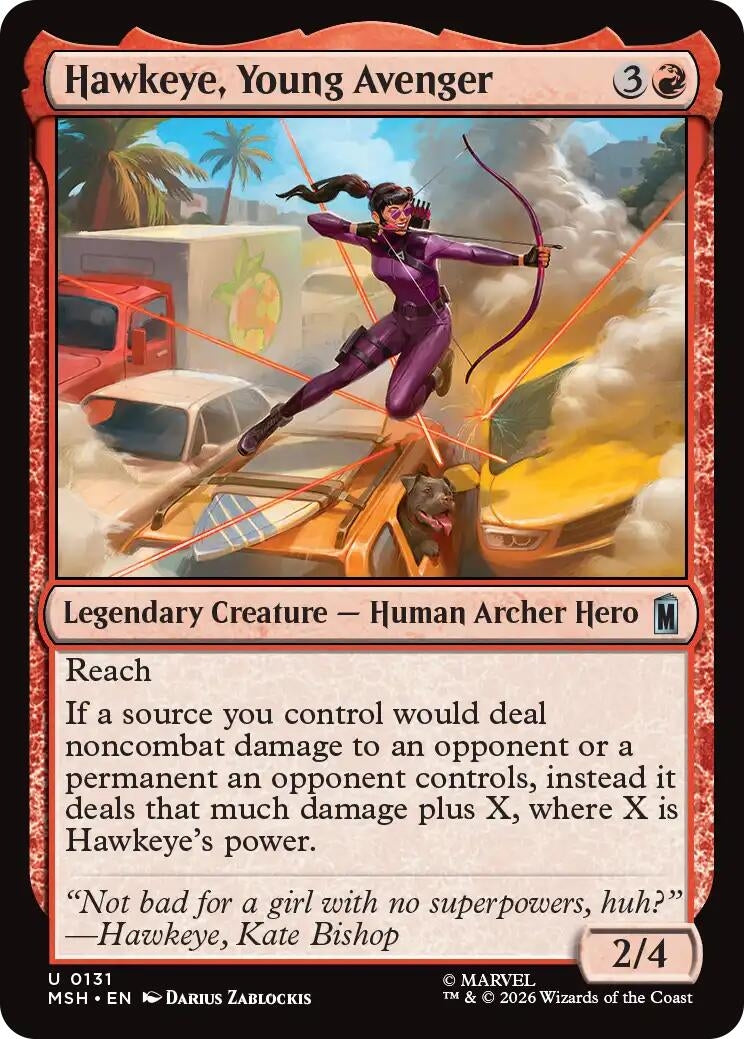 Hawkeye, Young Avenger (131) (MSH)