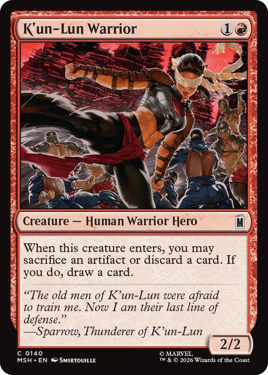 K'un-Lun Warrior (140) (MSH)