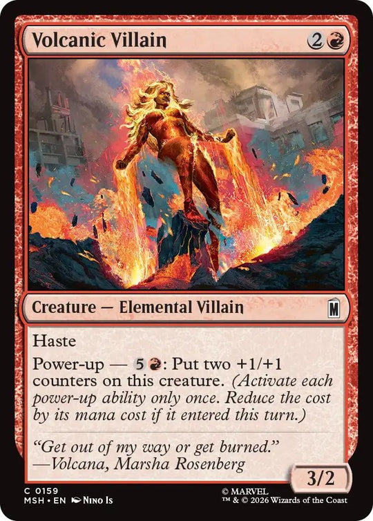 Volcanic Villain (159) (MSH)