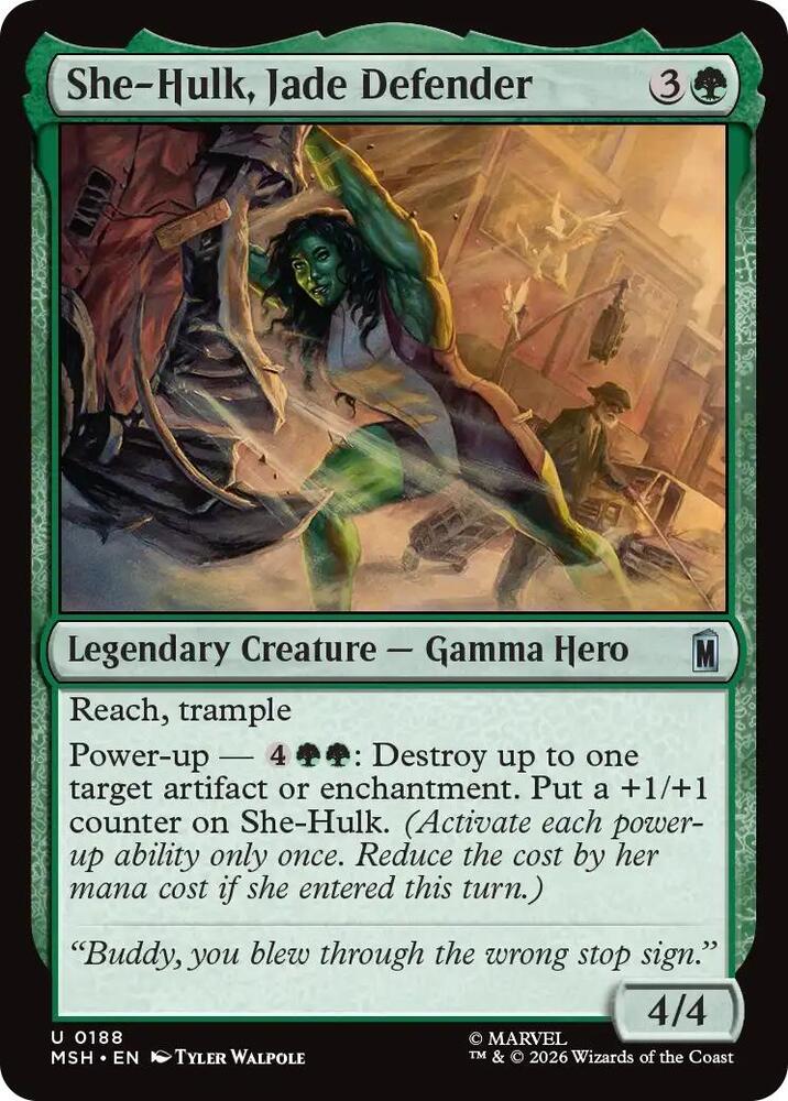 She-Hulk, Jade Defender (188) (MSH)