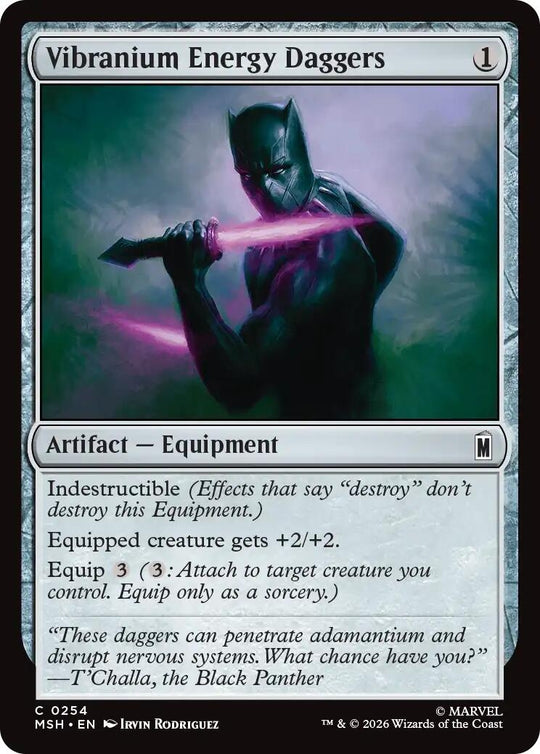 Vibranium Energy Daggers (254) (MSH)