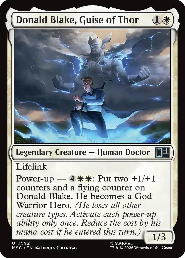 Donald Blake, Guise of Thor (592) (MSC)