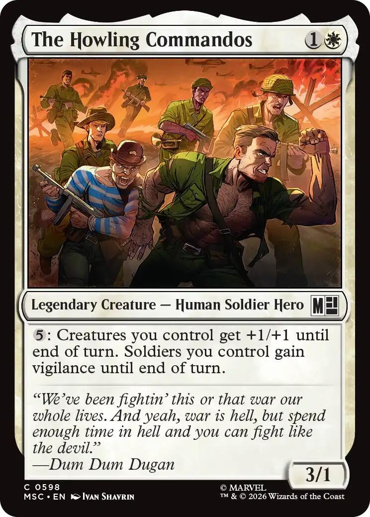The Howling Commandos (598) (MSC)