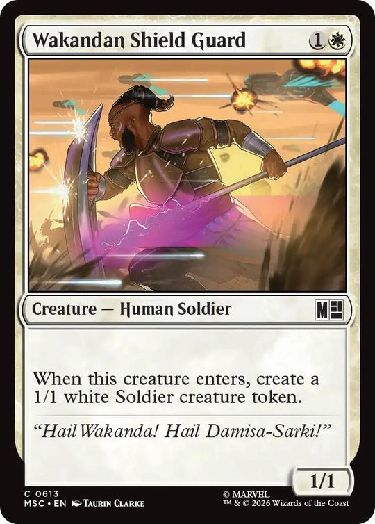 Wakandan Shield Guard (613) (MSC)