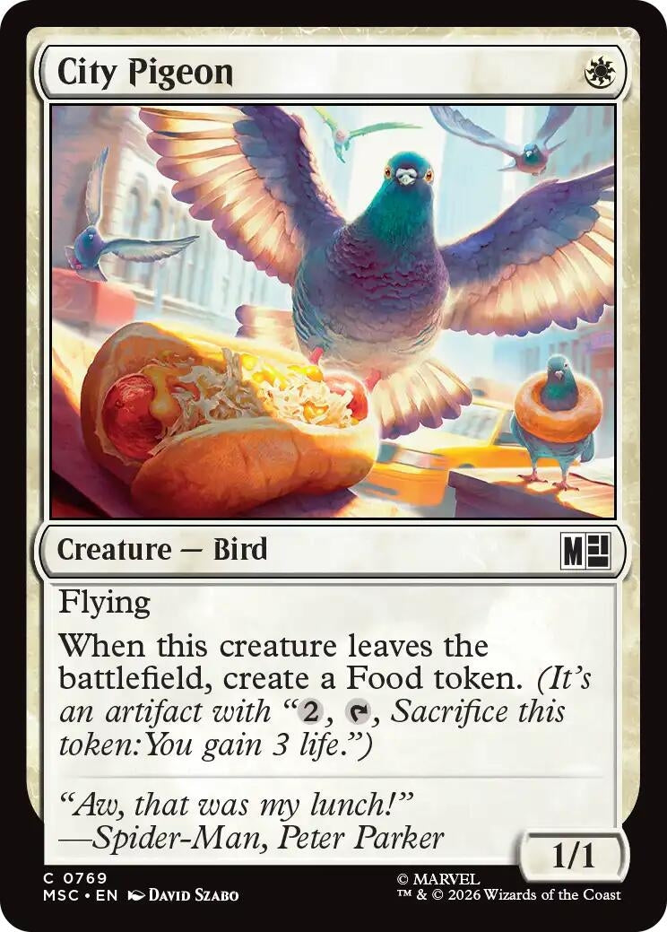 City Pigeon (769) (MSC)