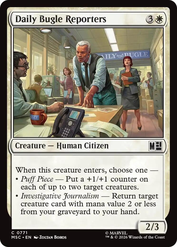 Daily Bugle Reporters (771) (MSC)