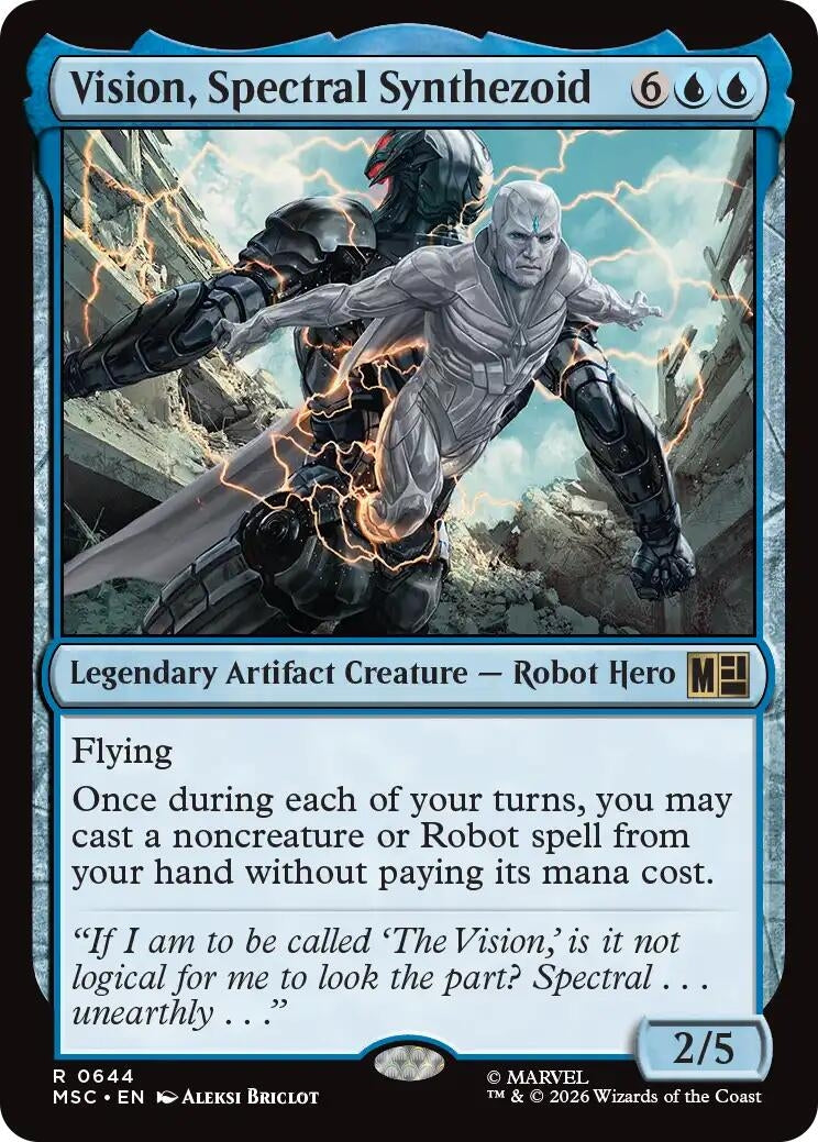 Vision, Spectral Synthezoid (644) (MSC)