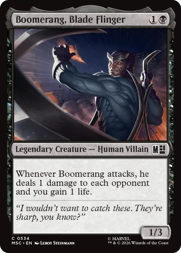 Boomerang, Blade Flinger (534) (MSC)