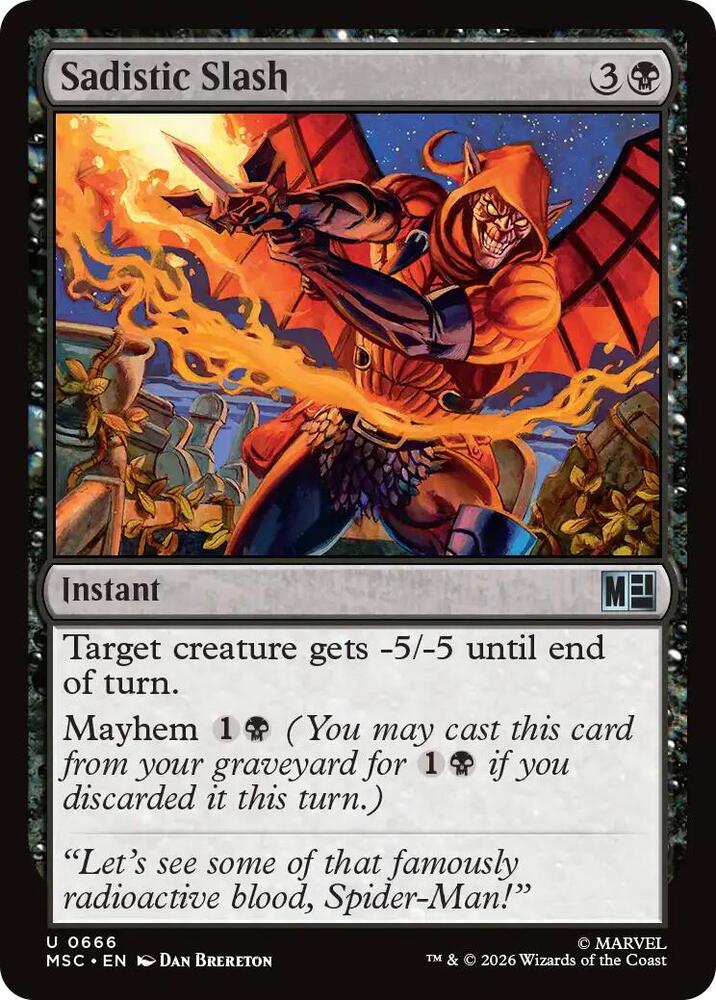 Sadistic Slash (666) (MSC)