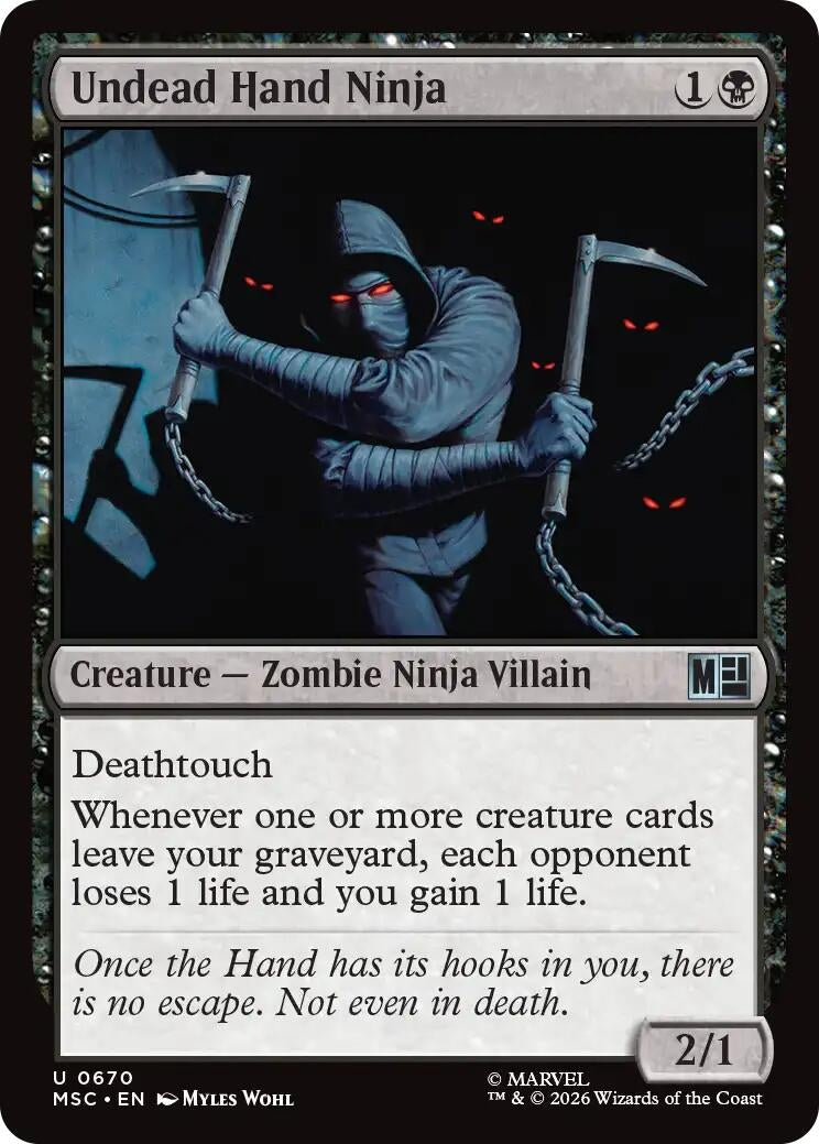 Undead Hand Ninja (670) (MSC)