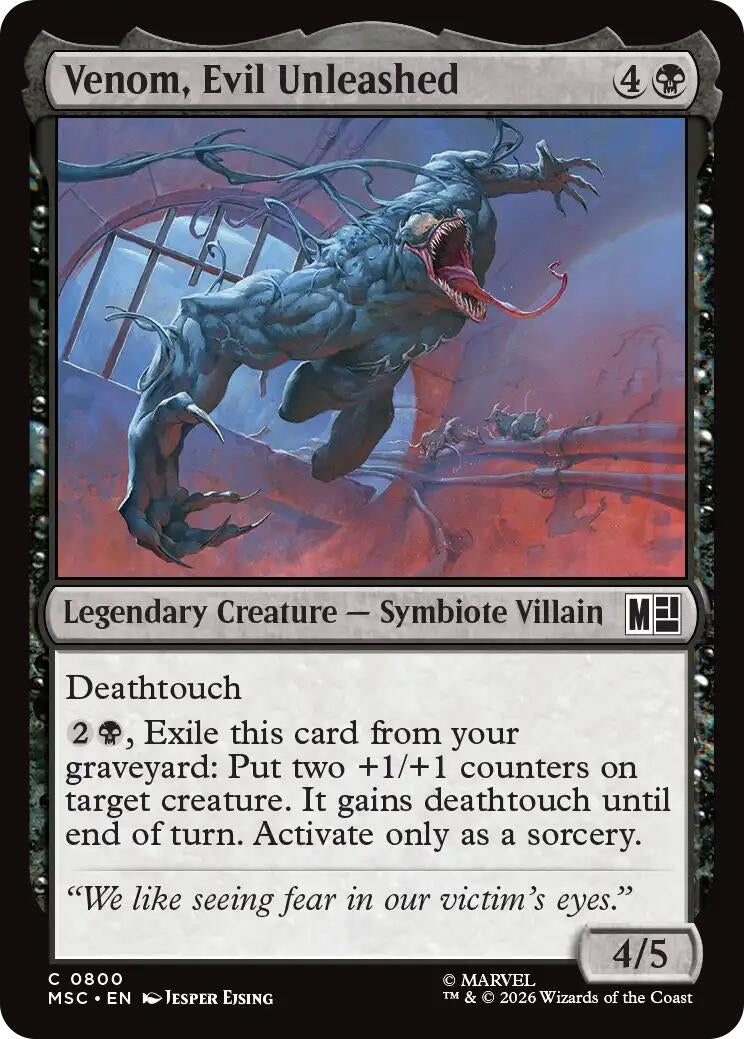 Venom, Evil Unleashed (800) (MSC)