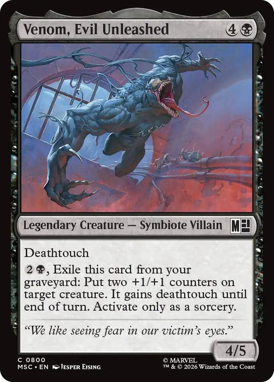 Venom, Evil Unleashed (800) (MSC)