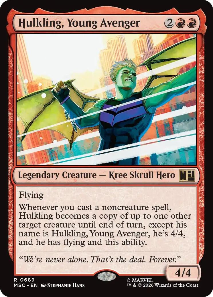 Hulkling, Young Avenger (689) (MSC)