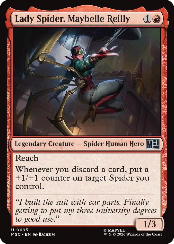 Lady Spider, Maybelle Reilly (695) (MSC)