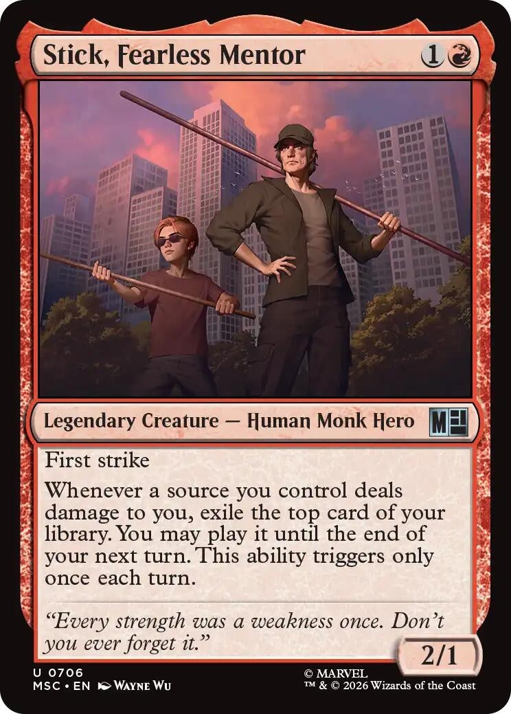 Stick, Fearless Mentor (706) (MSC)