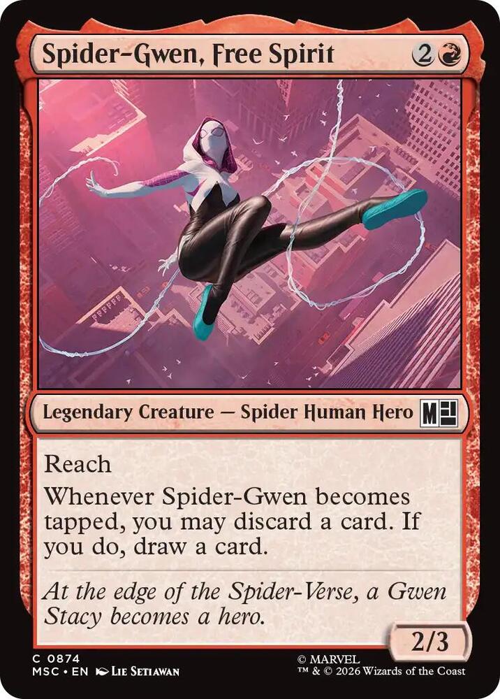 Spider-Gwen, Free Spirit (874) (MSC)