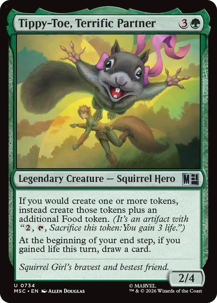 Tippy-Toe, Terrific Partner (734) (MSC)