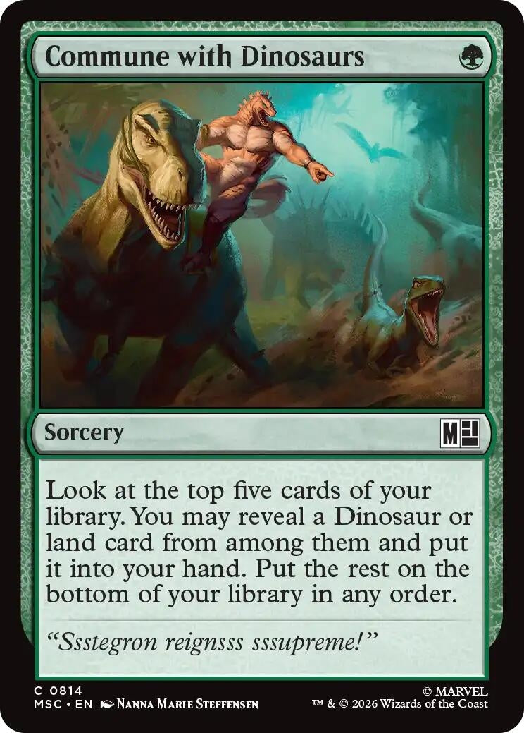 Commune with Dinosaurs (814) (MSC)