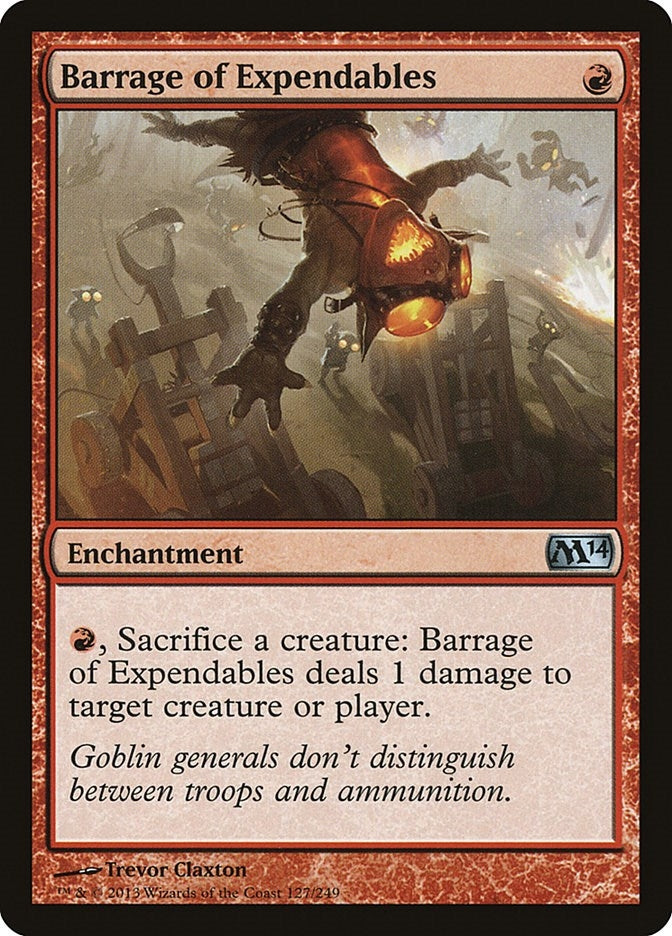 Image for Barrage of Expendables (127) - Magic: The Gathering