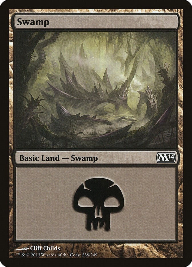 Image for Swamp (238) (238) (M14) - Magic: The Gathering