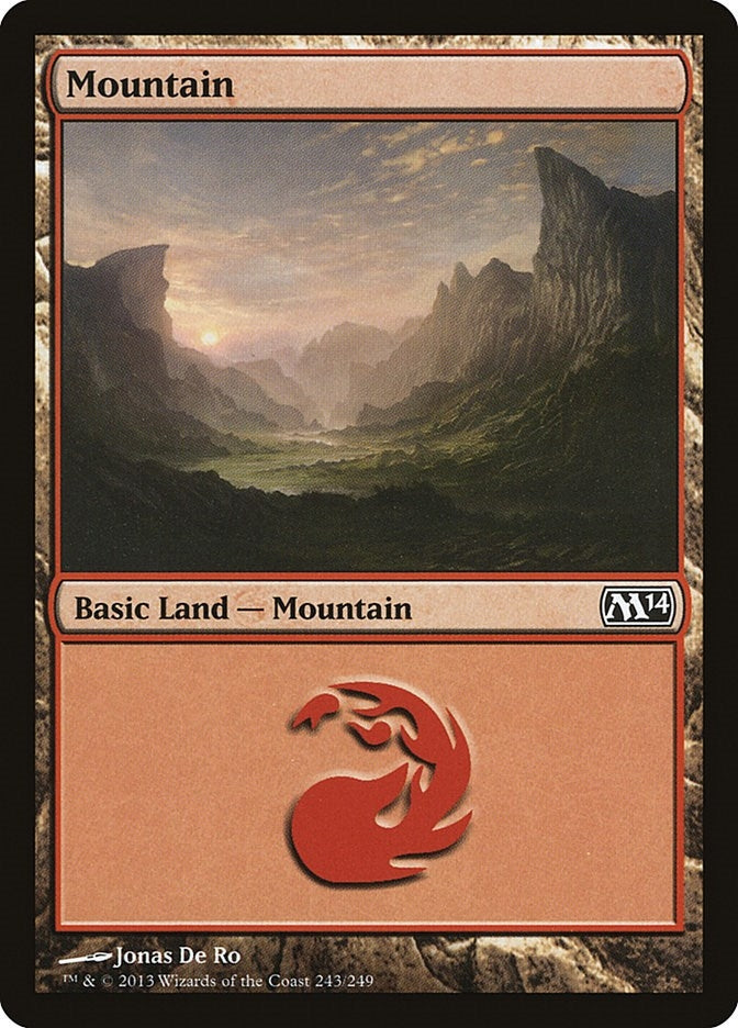 Image for Mountain (243) (243) (M14) - Magic: The Gathering