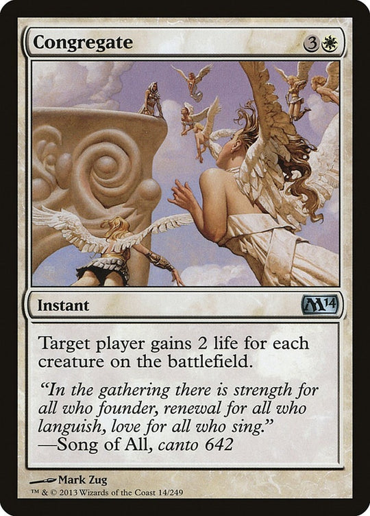 Image for Congregate (14) (M14) - Magic: The Gathering