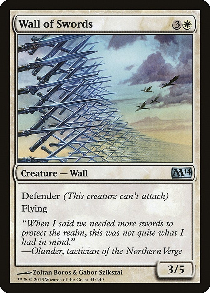 Image for Wall of Swords (41) - Magic: The Gathering