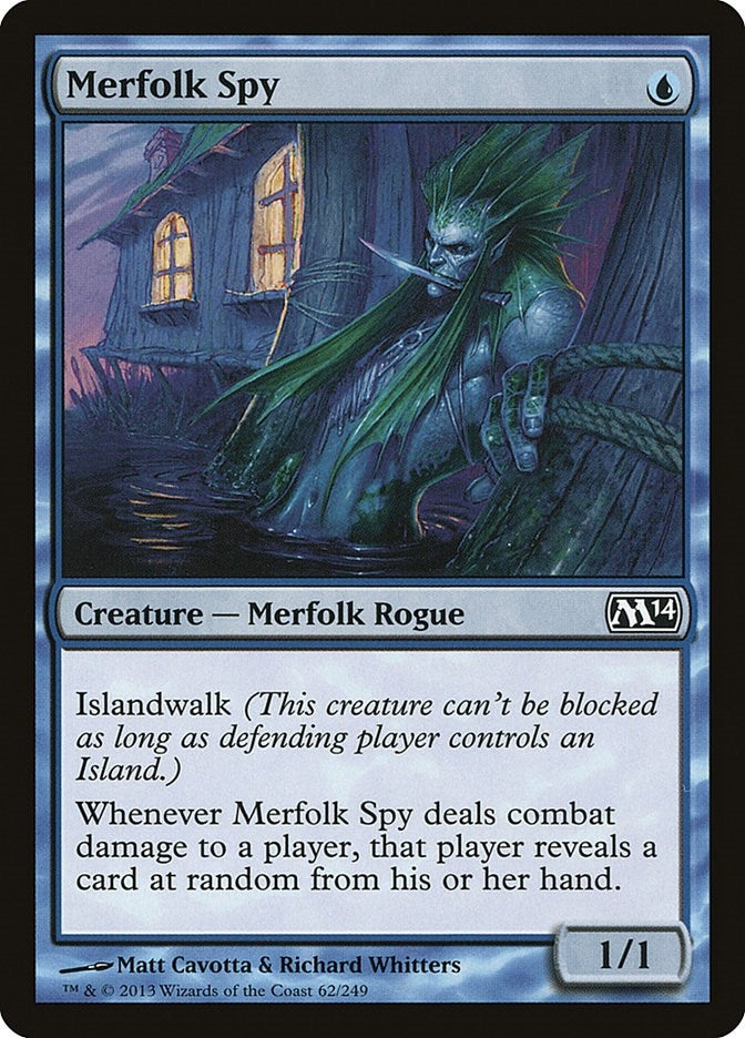 Image for Merfolk Spy (62) (M14) - Magic: The Gathering