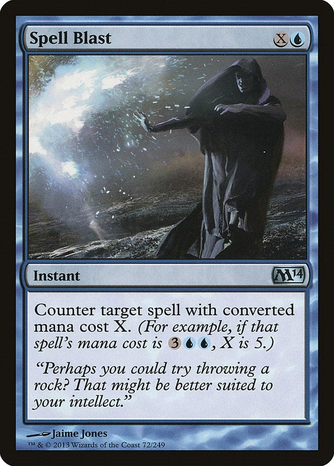 Image for Spell Blast (72) (M14) - Magic: The Gathering