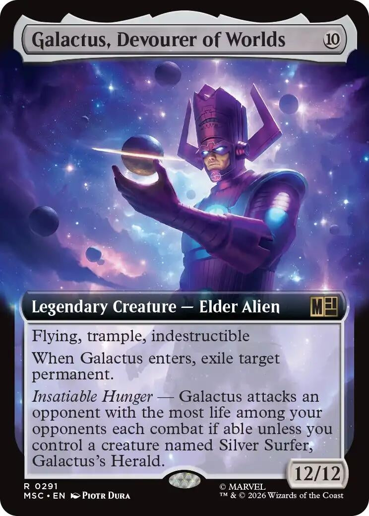 Galactus, Devourer of Worlds (Extended Art) (291) (MSC)
