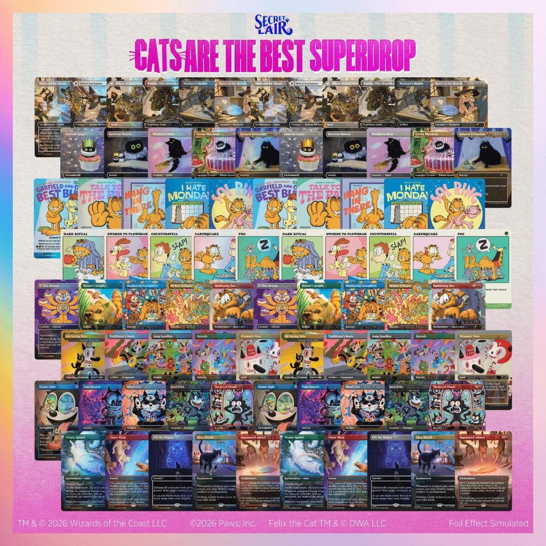 Image for Secret Lair Cats Are the Best Superdrop: Cats Rule Everything Bundle - Magic: The Gathering