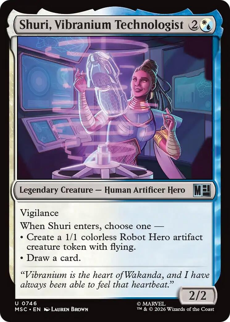Shuri, Vibranium Technologist (746) (MSC)
