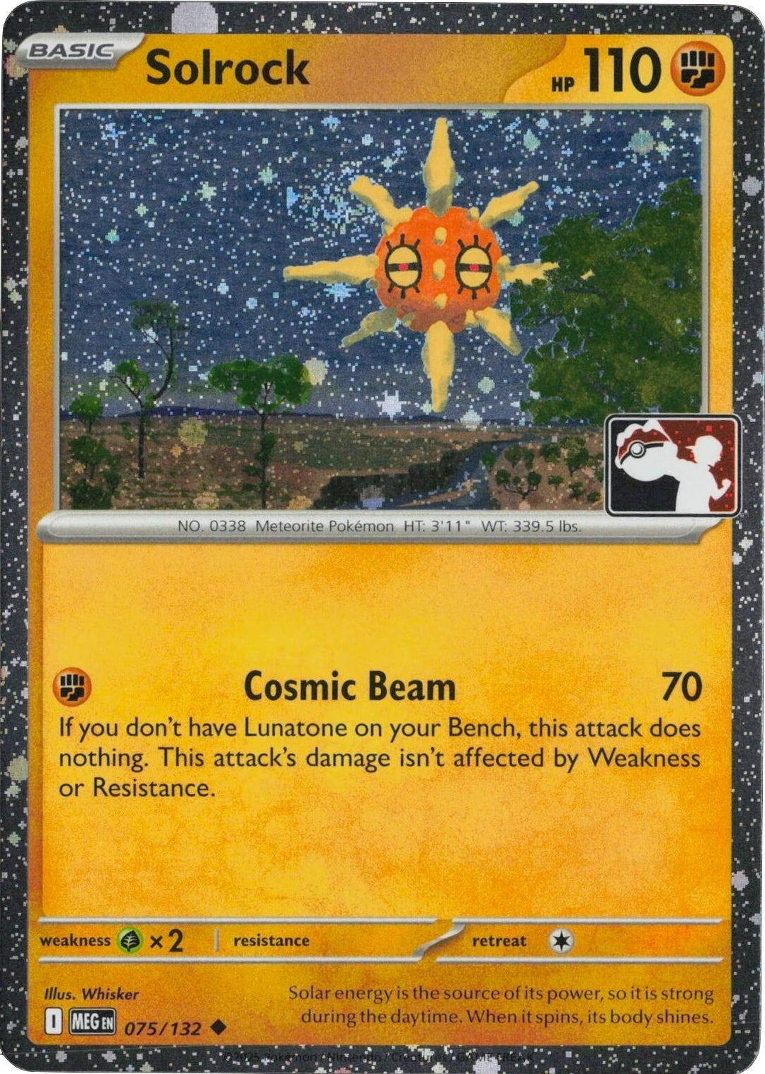 Image for Solrock - 075/132 (Cosmos Holo) (075/132) - Pokemon