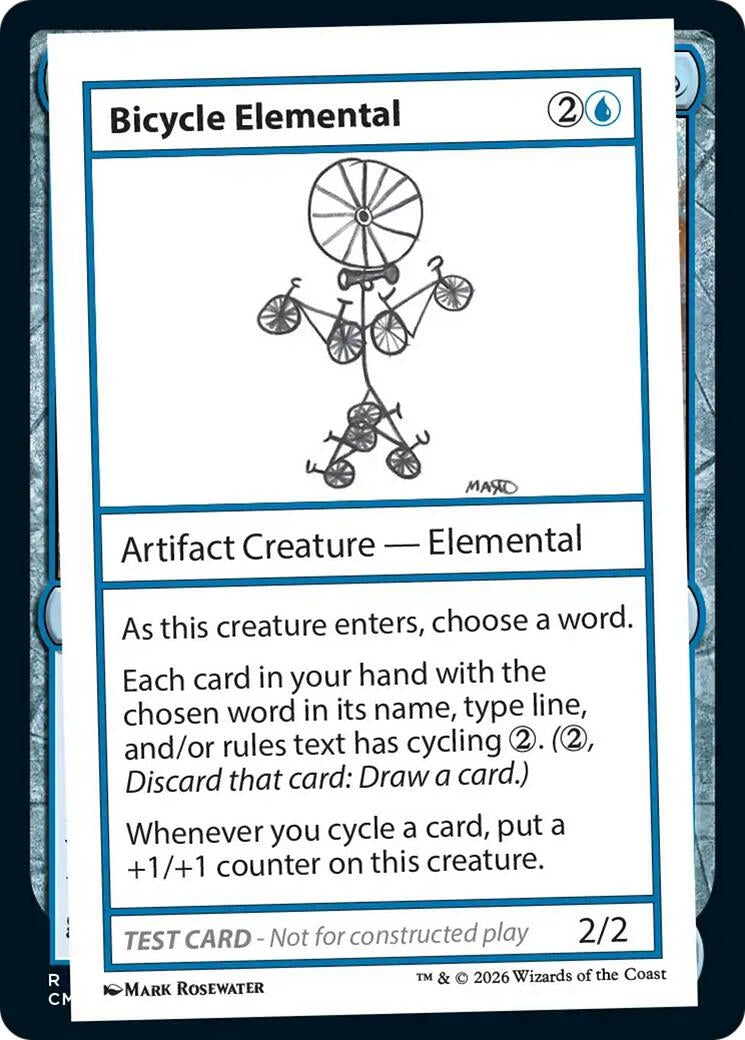 Image for Bicycle Elemental (CMB1) - Magic: The Gathering