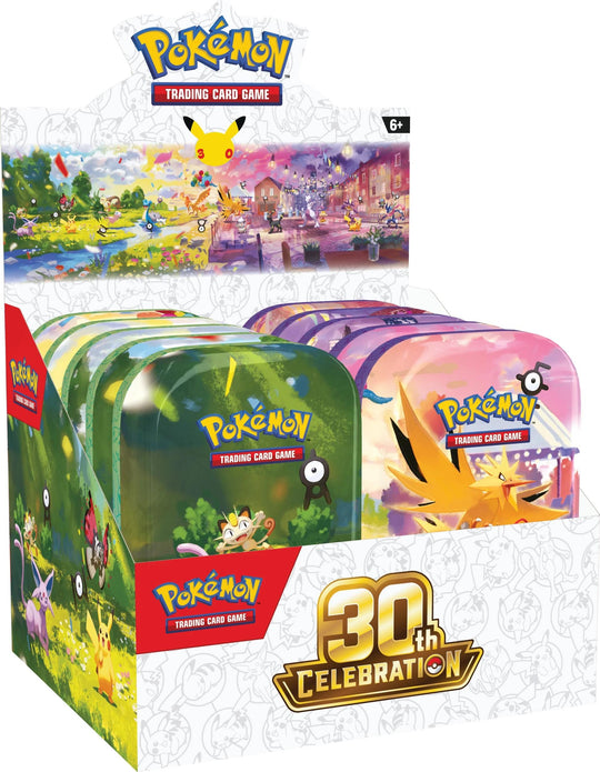 Image for 30th Celebration Mini Tin Display - Pokemon