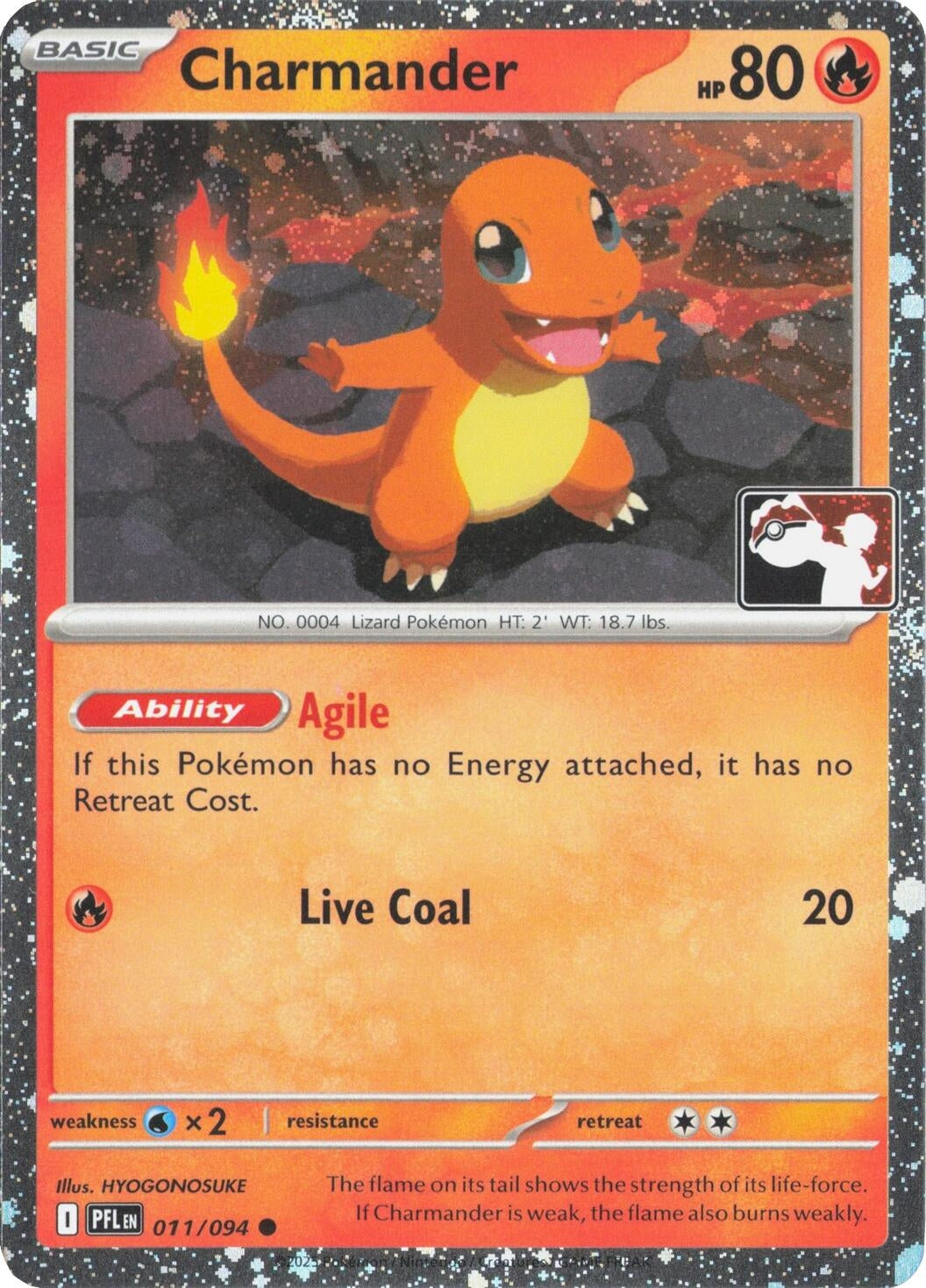 Image for Charmander - 011/094 (Cosmos Holo) (011/094) - Pokemon