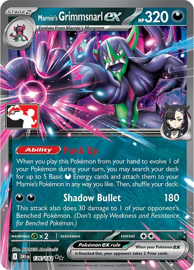 Image for Marnie's Grimmsnarl ex (136/182) - Pokemon