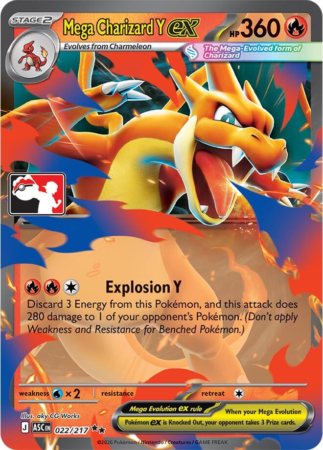 Image for Mega Charizard Y ex (022/217) - Pokemon