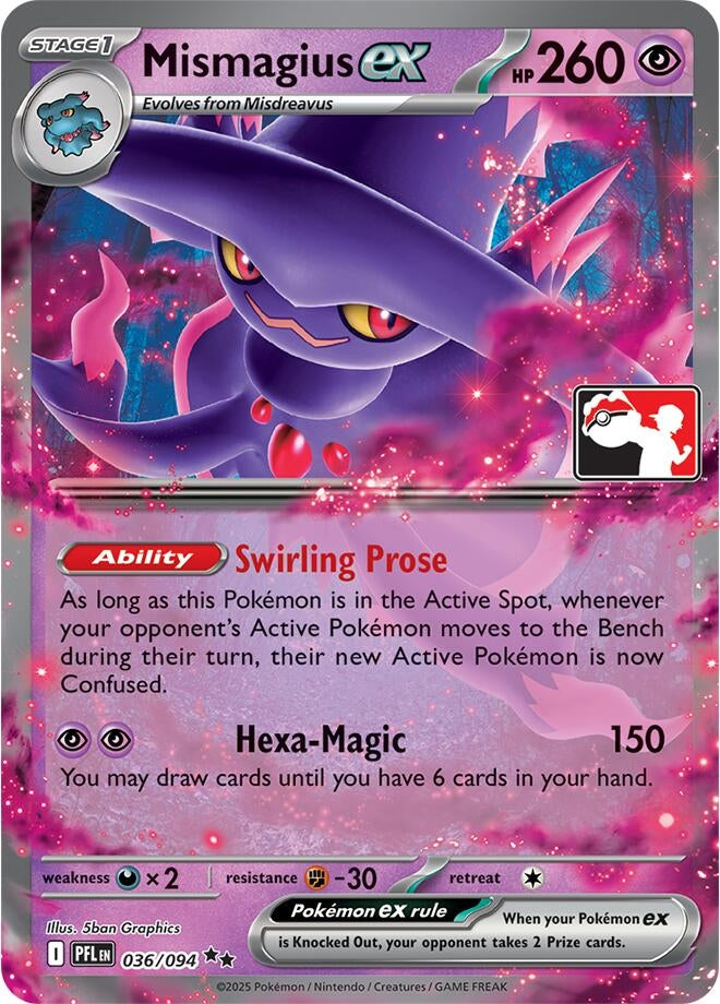 Image for Mismagius ex (036/094) - Pokemon