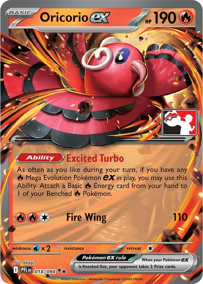 Image for Oricorio ex (018/094) - Pokemon