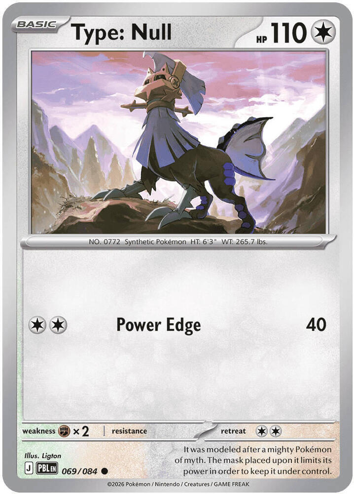 Image for Type: Null (069/084) (ME05) - Pokemon